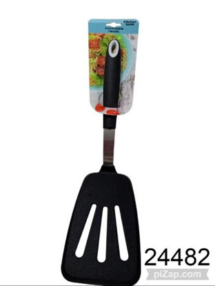 Imagen de ESPATULA DE SILICONA CALADA ANCHA P/ PLANCHETA 3.26